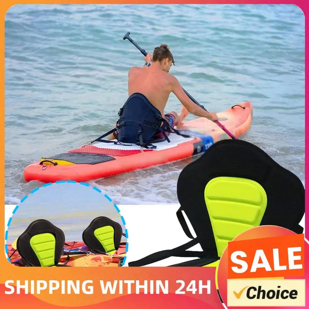 Sedile Regolabile per Kayak e SUP, Seduta Imbottita per Stand Up Paddle Board, per Kayak, Canoa, Rafting e Pesca