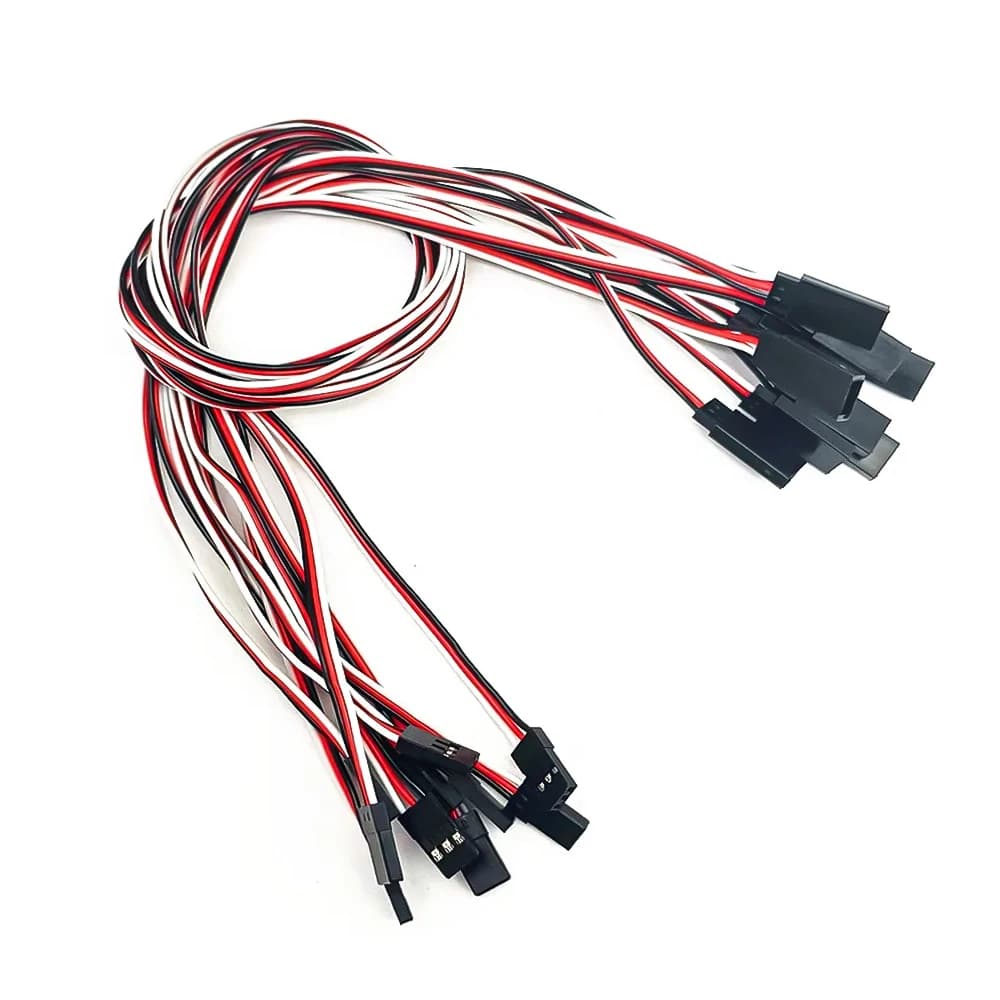 Cavo di Prolunga Servo a 3 Pin da 15cm, 30cm, 50cm, da Maschio a Femmina, per Auto RC, Elicottero, Aereo, Barca, Ricambi Servo
