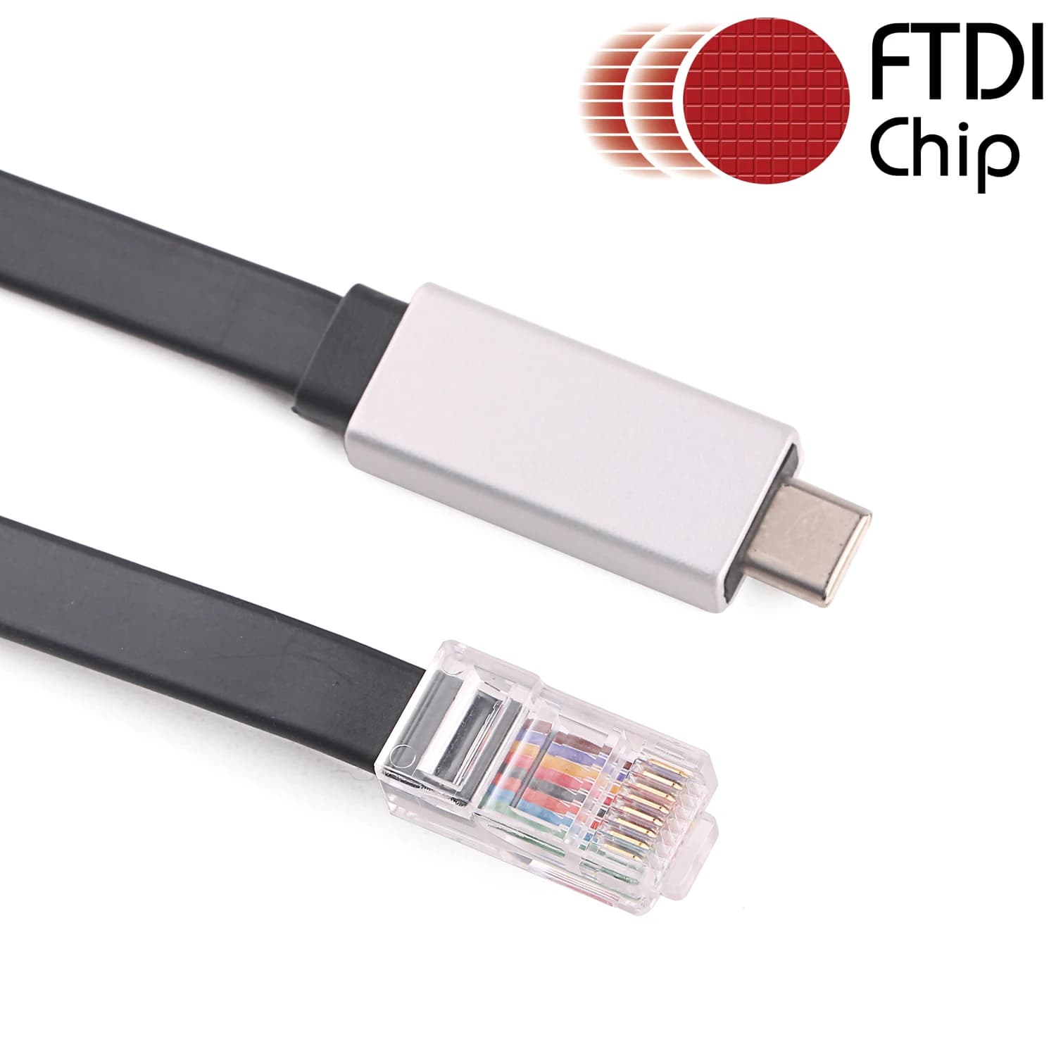 TypeC Console Cable for Cisco ,USB Type C to RJ45 8P8C RS232 Serial Console Cable for Routers Switches and Firewall 1.8M