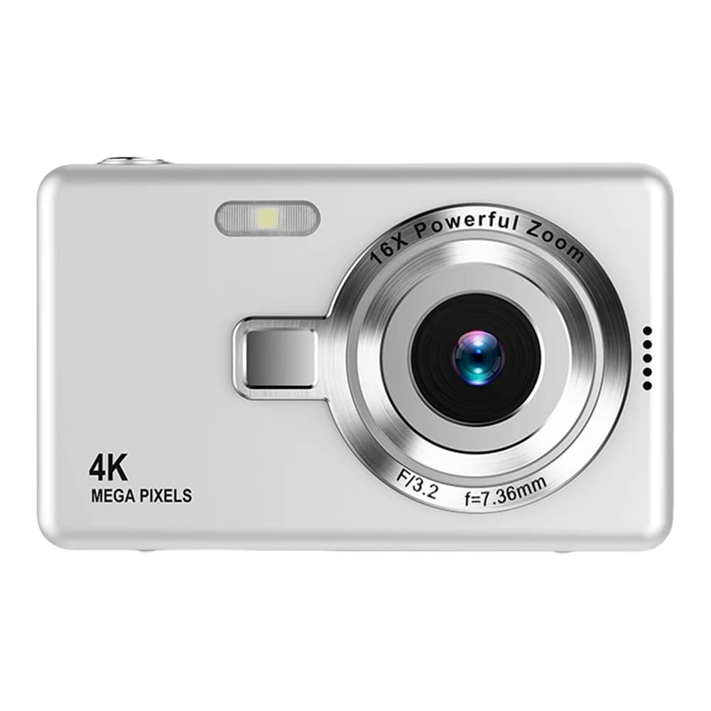 Fotocamera digitale 4K HD 1080P Fotocamera per vlogging con messa a fuoco automatica anti-vibrazione Fotocamera per fotografia con schermo IPS da 2,4 pollici per fotografia e video
