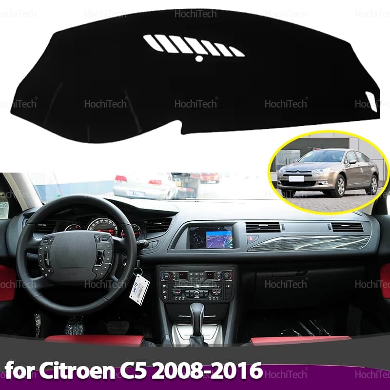 Car dashboard cover Dashboard Zerbino Carpet Pad Parasols Mantle Bearing LHD RHD Car Dashboard Zerbino Cover for Citroen C5 2008- 2016
