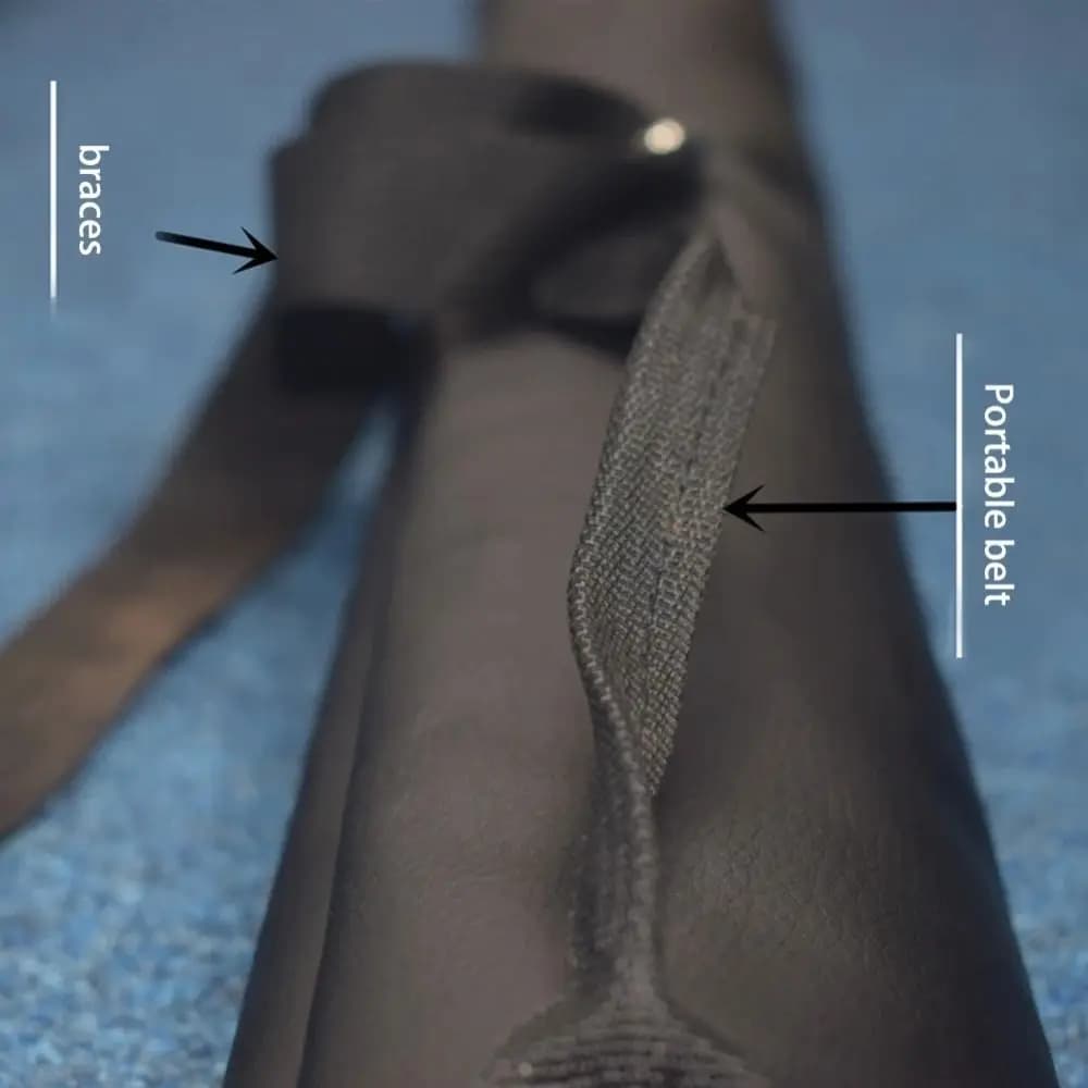 Borsa Pieghevole per Stecca da Biliardo in Similpelle con Tracolla, Custodia Leggera per Stecca da Biliardo