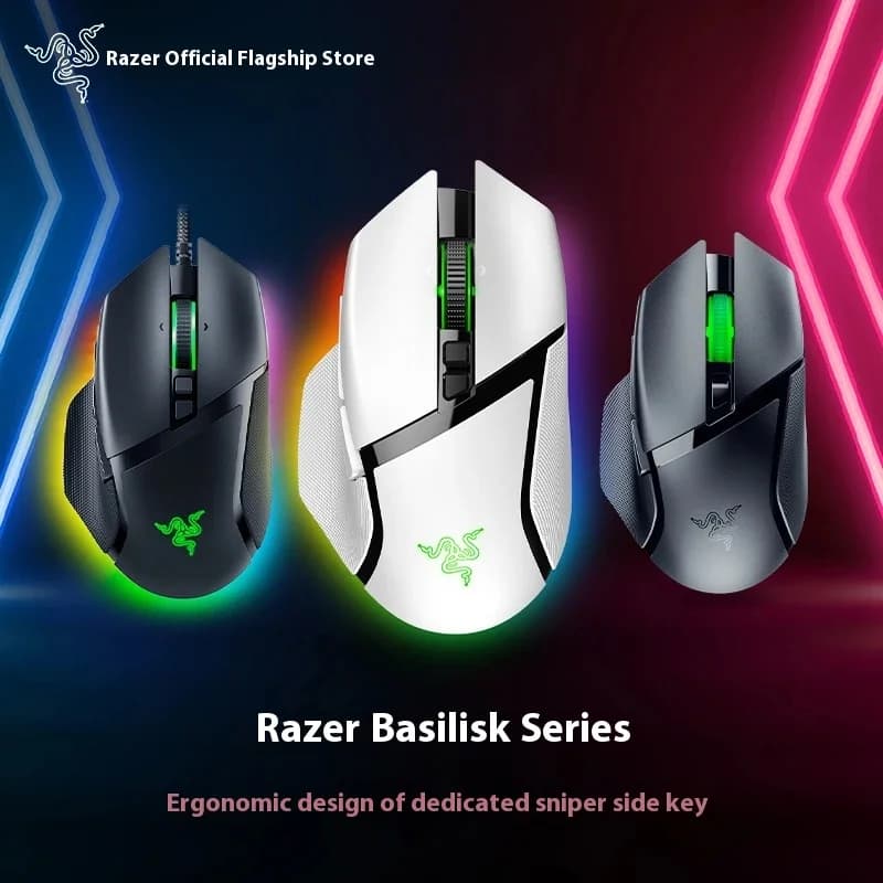 Wireless Wired Play Mouse Razer Basilisk V3 Professional Edition for Computer Office Equipment High Speed Exports