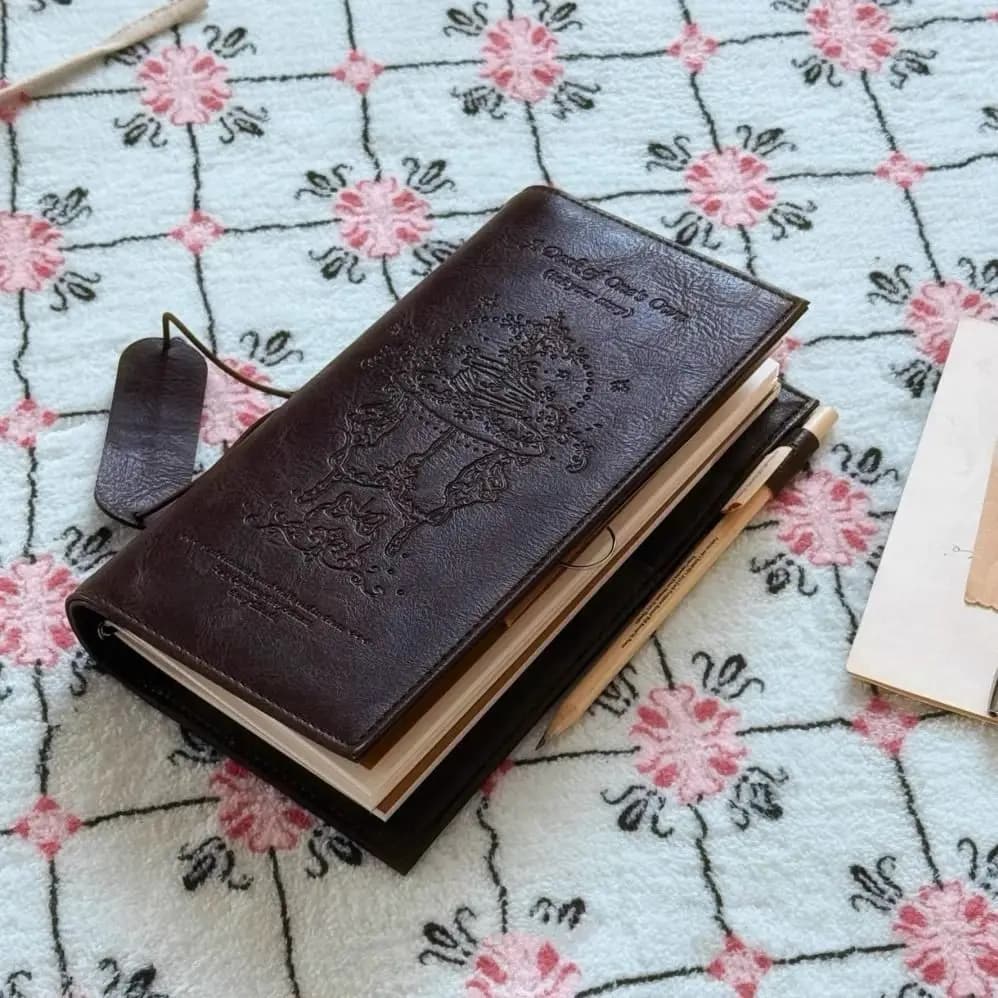 Nuovo manuale da viaggio portatile da giardino antico, diario, taccuino portatile retrò di alto valore, taccuino creativo