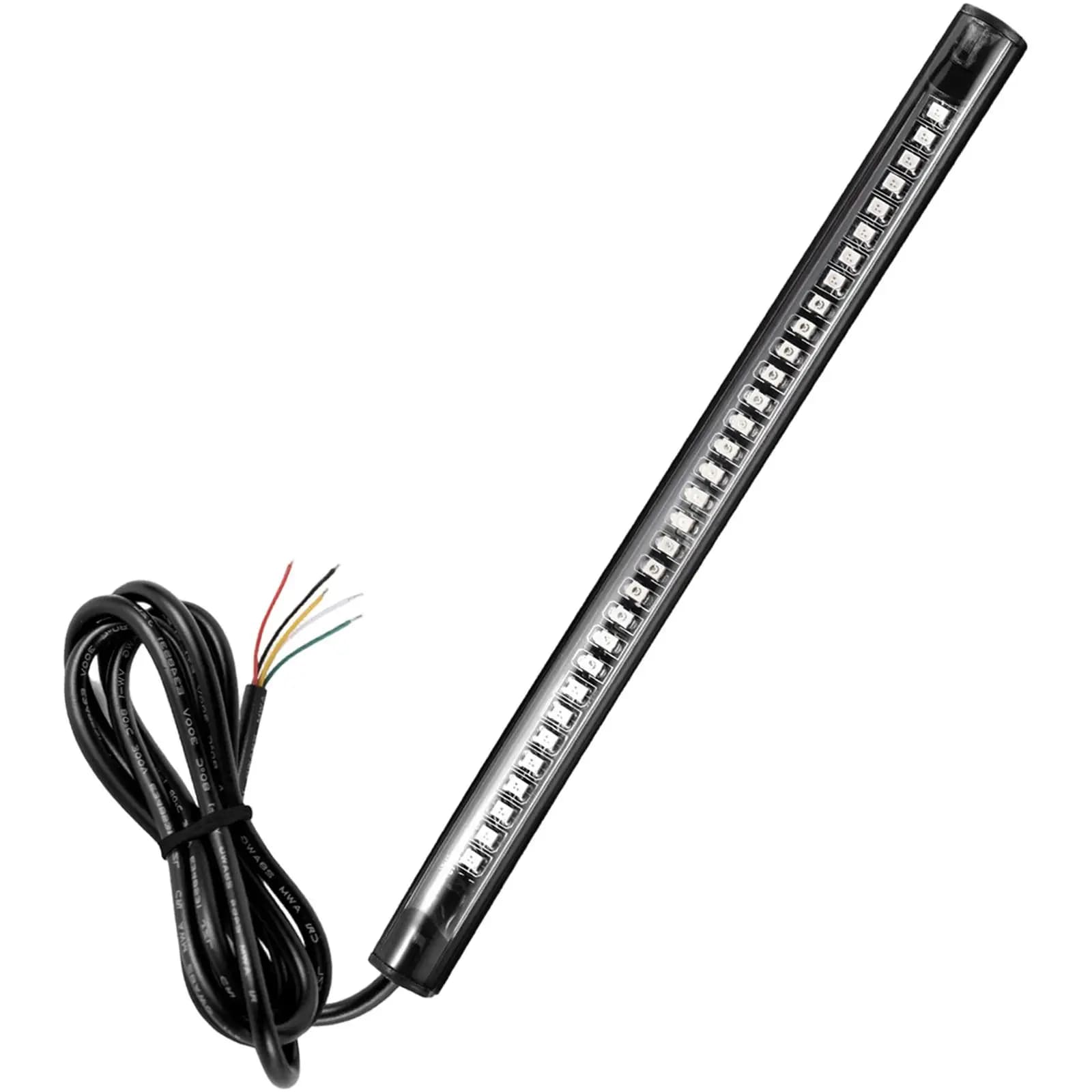 Luce Posteriore Flessibile per Moto a 32 LED, Striscia Universale ad Alte Prestazioni, Luce di Freno e Indicatore di Direzione per Bici, Scooter e Rimorchi