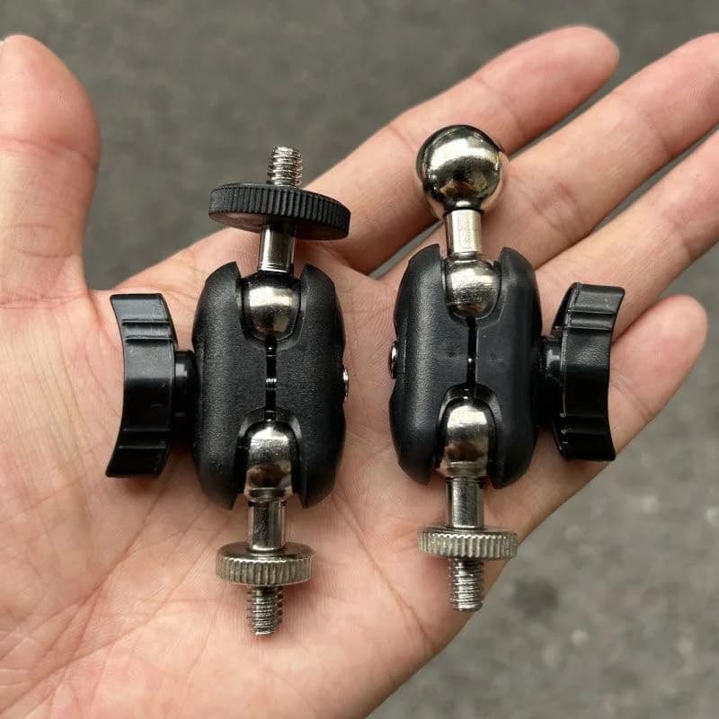 Supporto per telefono da 15 mm con clip, testa di ricambio Wanxiang Pea Monster per streaming live, supporto per telefono con rotazione a 360 gradi