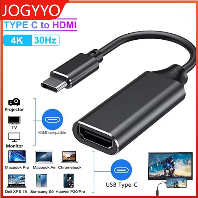 Cavo TV Stick 4K Ultra HD da 30 Hz da tipo C a HDMI per MacBook S20 Huawei Mate P50 Pro Adattatore USB compatibile HDMI