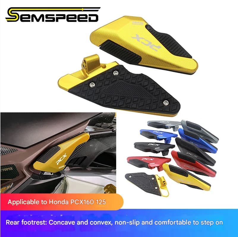 Per Honda PCX 160 PCX 125 2021-2025 2022 2023 Poggiapiedi Posteriore Passeggero Accessori