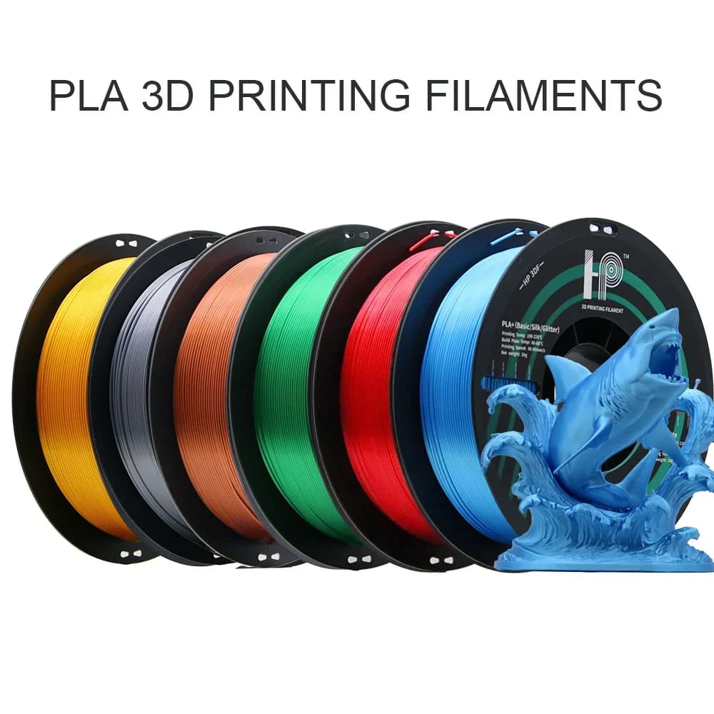 P3DF 6 rolls (6 kg) 3D printer filament SETA, 1,75 mm +/- 0.02 mm, 3D filament with smooth and silky gloss surface, suitable for FDM printers