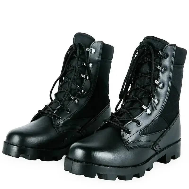 Stivali da caccia per allenamento all'aperto maschile Primavera Autunno Uomo Jungle Escursionismo Sport Arrampicata Campeggio Scarpe da deserto mimetiche traspiranti
