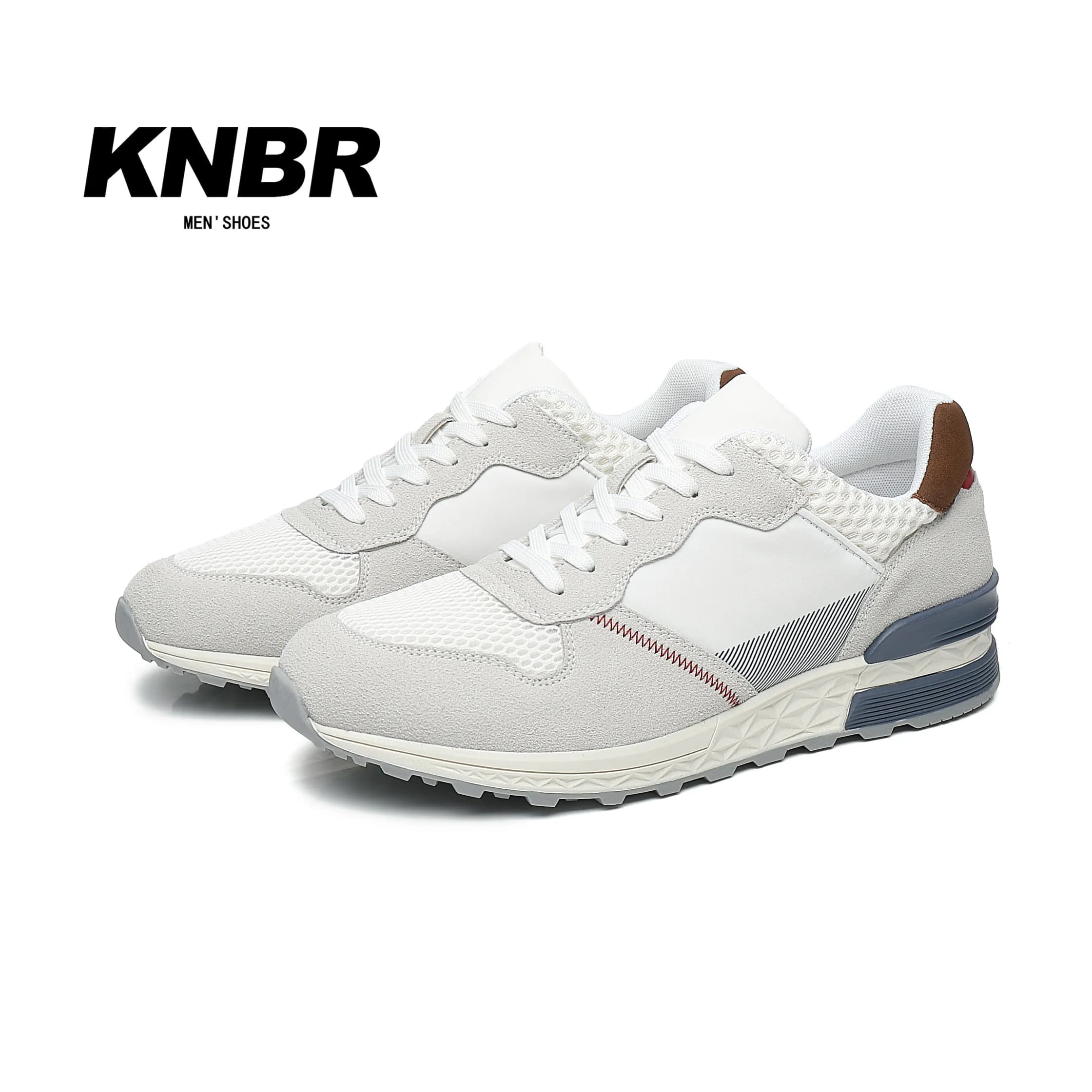 KNBR Casual Sneakers 2025 Men Trainers Leather Comfy Shoes for Walking Hiking Jogging Sport Men Trainers Men Shoes