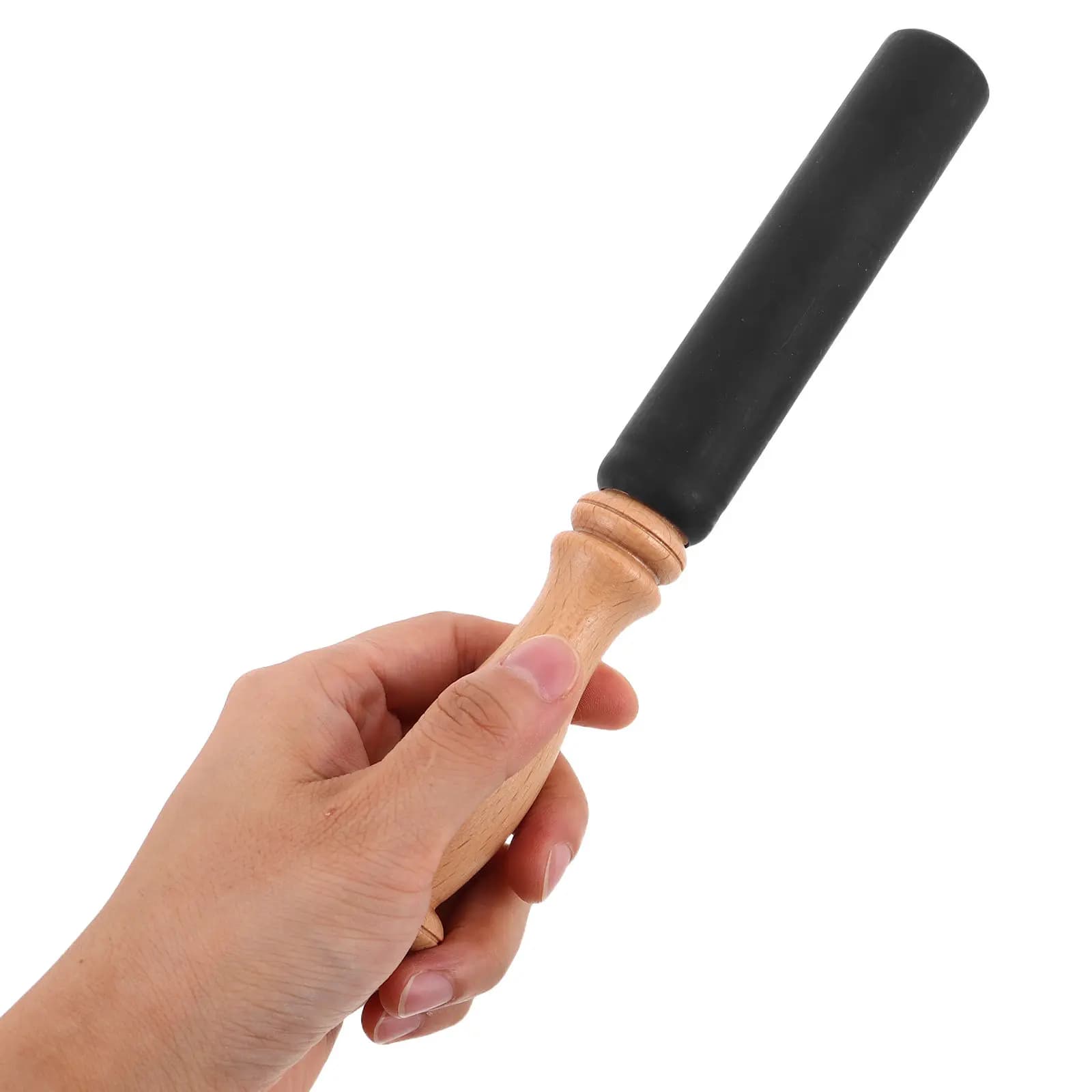 Tibetan Singing Bowl Mallet Wood Striker Suede Tipped Balanced Grip for Meditation Yoga Relaxation