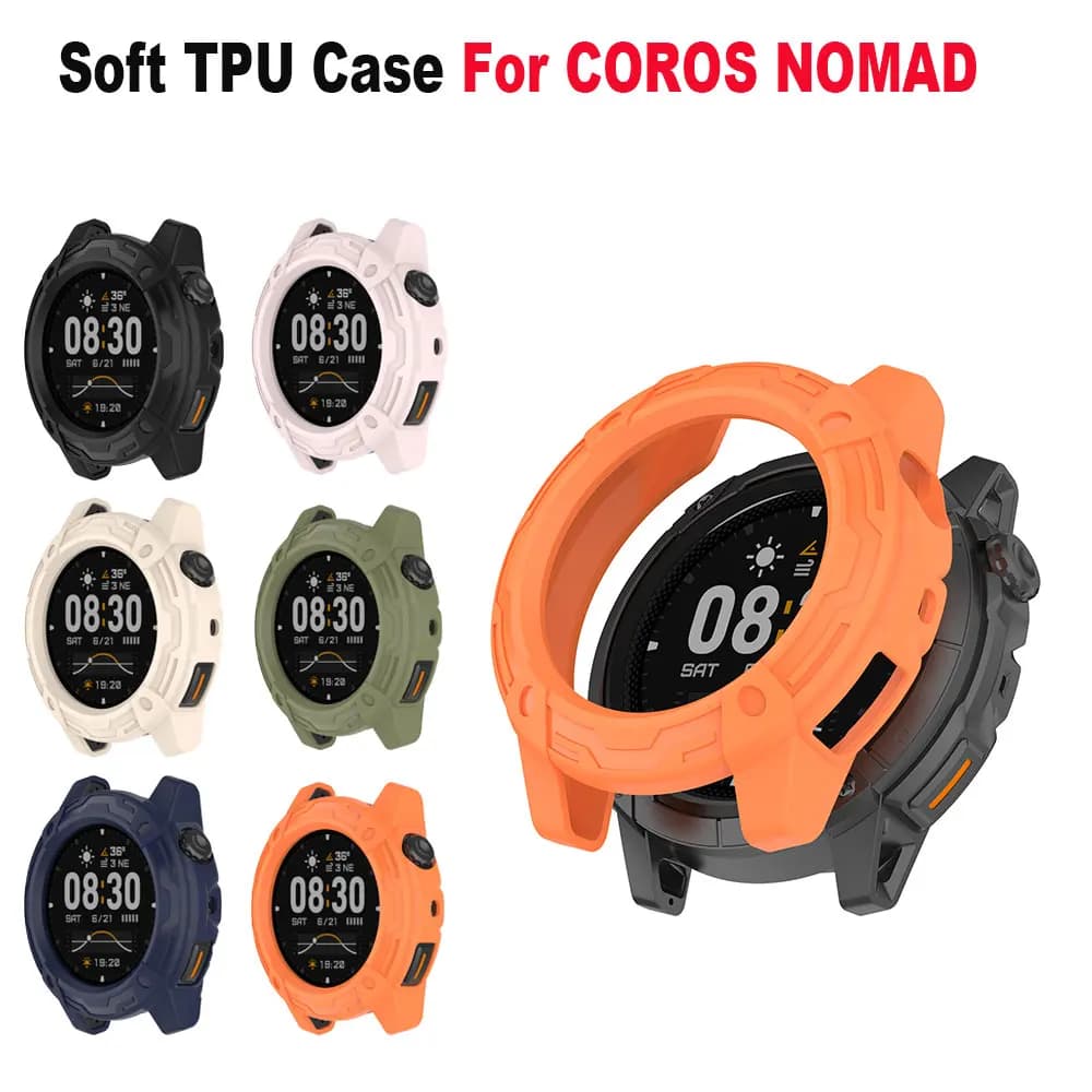 TPU Hollow Case For COROS NOMAD Screen Protector Bumper Protective Cover Smart Watch Frame SmartBand Replacement Accessories