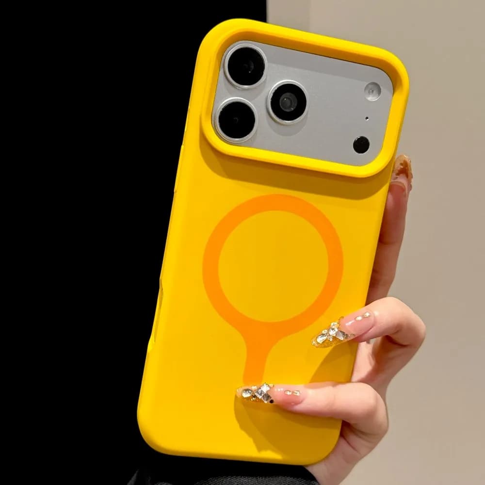 Fashion Candy Color Soft Liquid Silicone Magnetic Case For iPhone 17 16 Pro Max Pro For MagSafe Impact Resistant Protector Cover