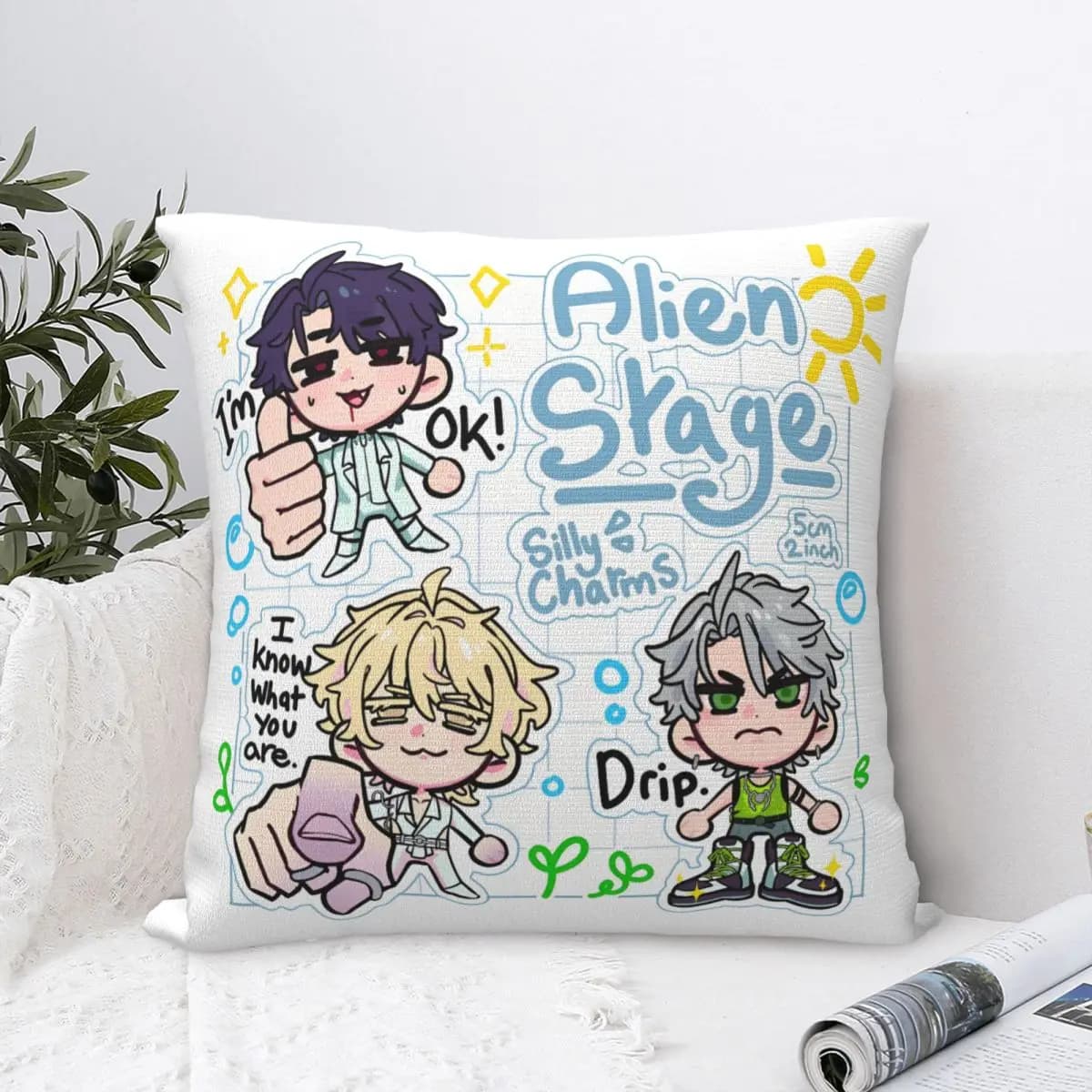 Faithful for alien stagers Sofa Luka Till Ivan Fodera for animated pillow Creative Federation for home decoration 40*40