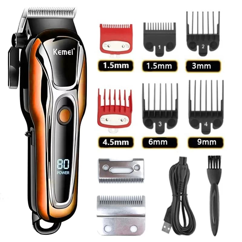 Kemei PG1990A Rechargeable Haircut Professional haircut for men wireless Haircuts for men Barbiere Haircuts