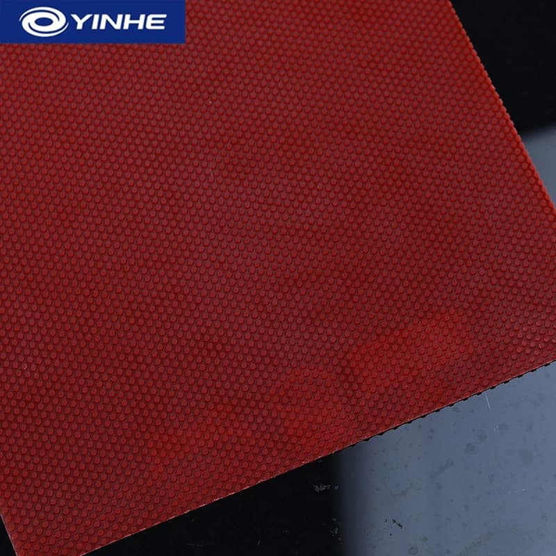 Gomma per racchetta da ping pong OX YINHE approvata ITTF senza spugna, gomma singola per racchetta da ping pong