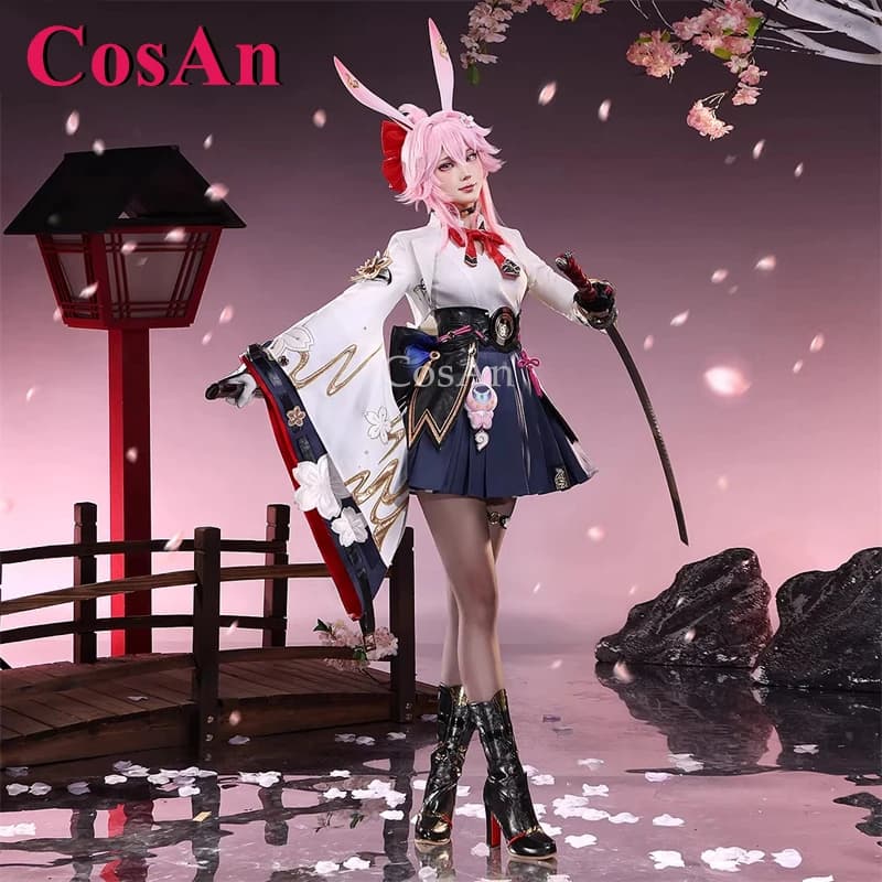 CosAn Game Honkai: Star Rail Evanescia Costumi Cosplay Splendida ed Elegante Uniforme da Combattimento Abbigliamento per Feste e Giochi di Ruolo S-XL