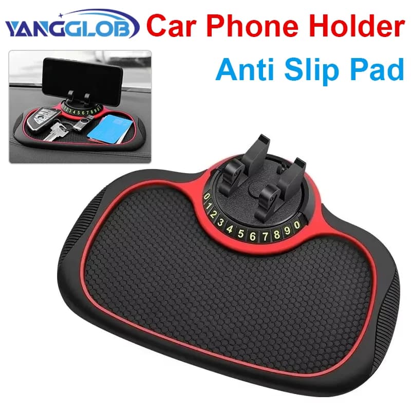 Tappetino antiscivolo per auto multifunzione Supporto per telefono automatico Tappetino per auto antiscivolo appiccicoso antiscivolo Supporto per telefono cellulare Tappetino per cruscotto in silicone