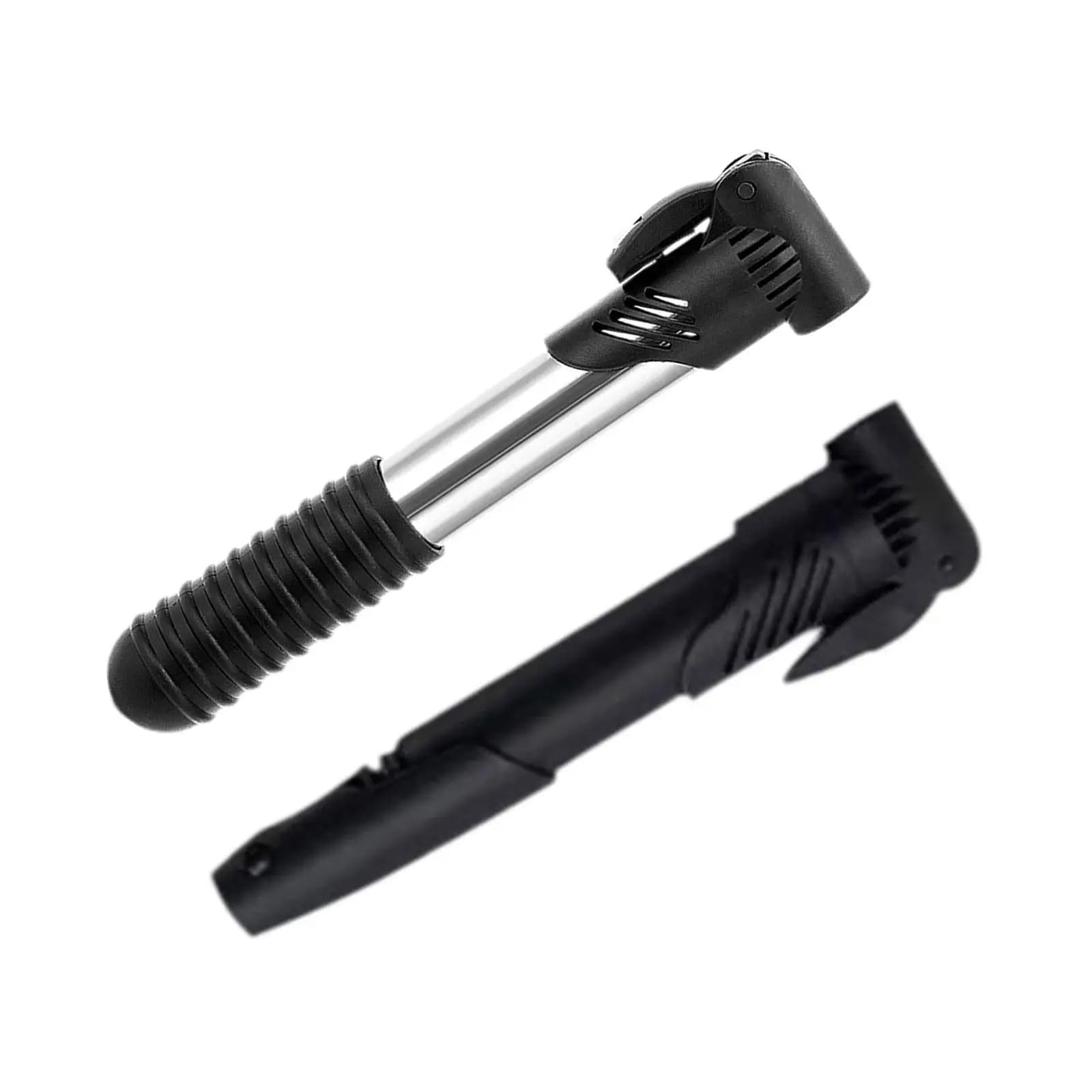 Compact Bicycle Pump Manual Portable Lightweight Biking Air Inflator for Mountain Road Cycling