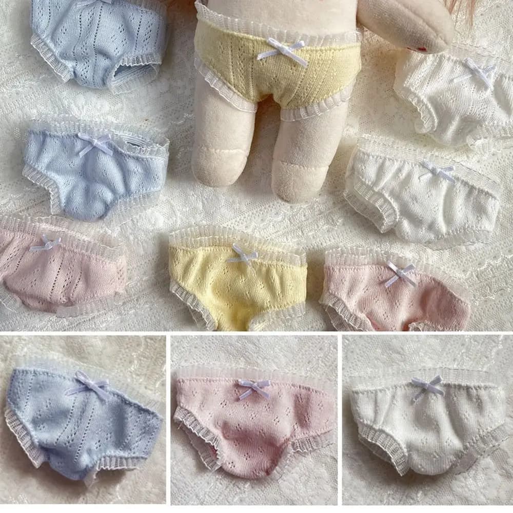 New Multistyles Doll Fashion Clothes Cotton Doll Underwear Clothing Accessories for 1/11 ob11 Dolls for 1/12bjd Doll