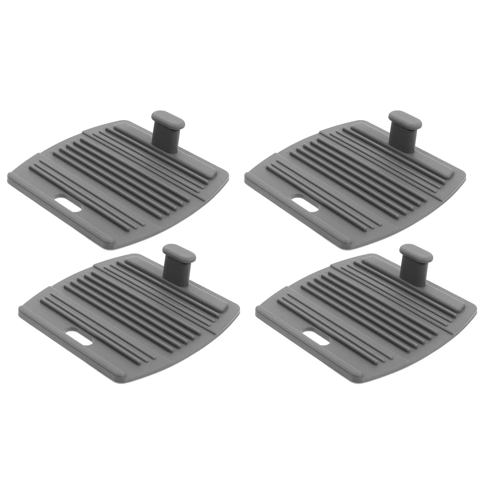 Set di 4 Copri Manici in Silicone Anti-scottatura, Resistenti al Calore, per Padelle, Wok e Utensili da Cucina, Ideali per Cucinare e Campeggio