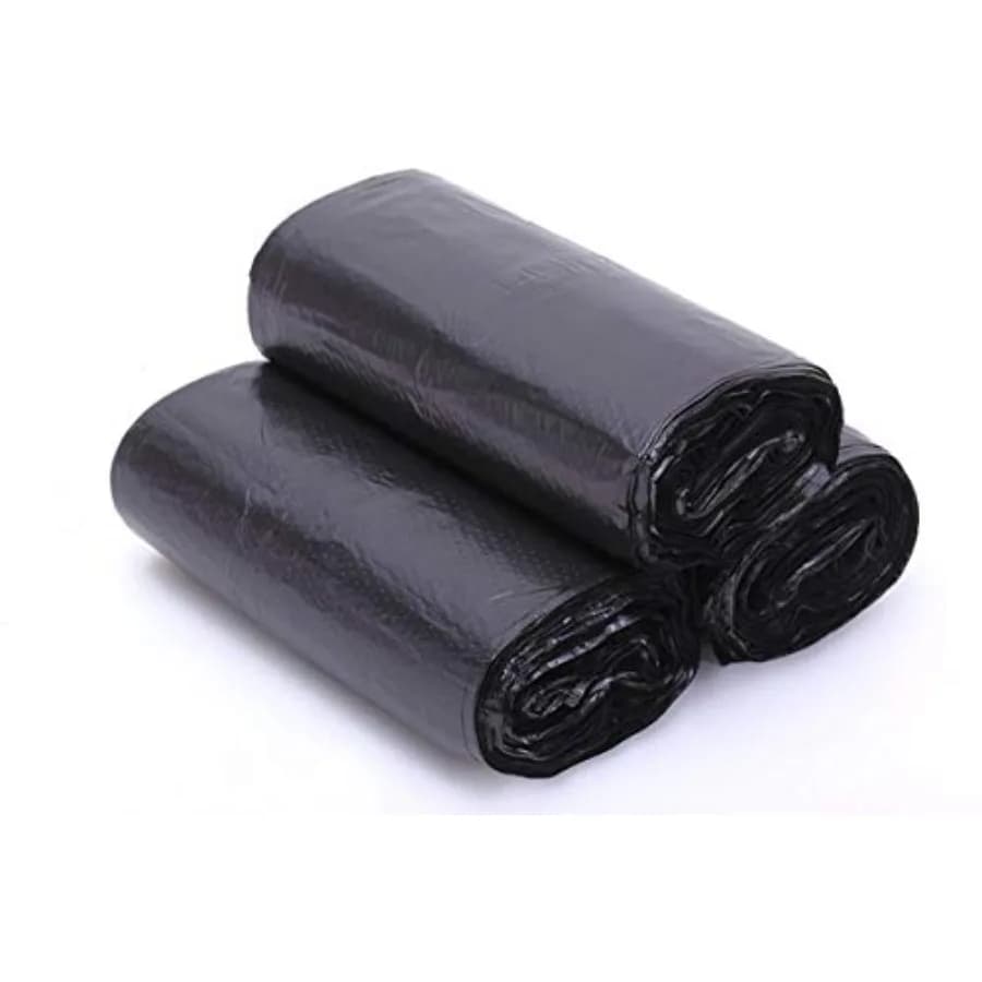 1.2-1.5 Gallon Small Trash Bags, Black Garbage Bag, Wastebasket Trash Bags 120 Counts