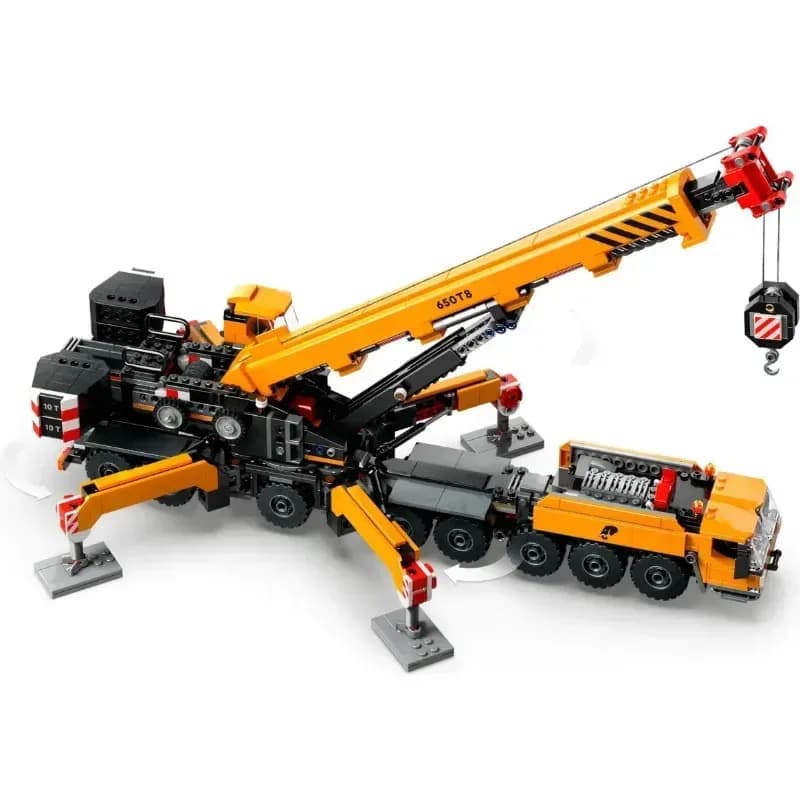 Città Mobile Gru di Costruzione Escavatore Building Blocks MOC 60409 60324 60420 Assemblare Mattoni Giocattoli Regalo Per I Bambini Bambini