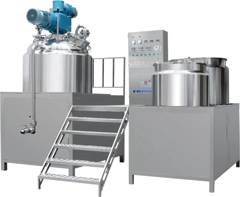 500L Fixed Mixers, Cosmetic Reactors, Cream and Lotion Blenders, Homogeneizers