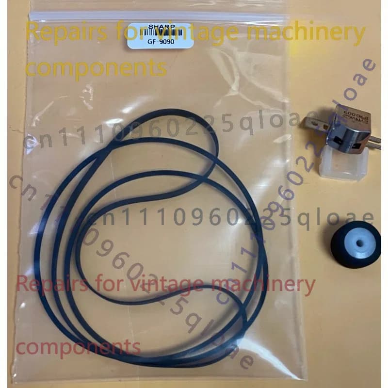 FOR Sharp GF-9090 Cassette Recorder Maintenance Repair Kit Drive Belts + Magnetic Head + Pinch Roller Replacement Spare Parts