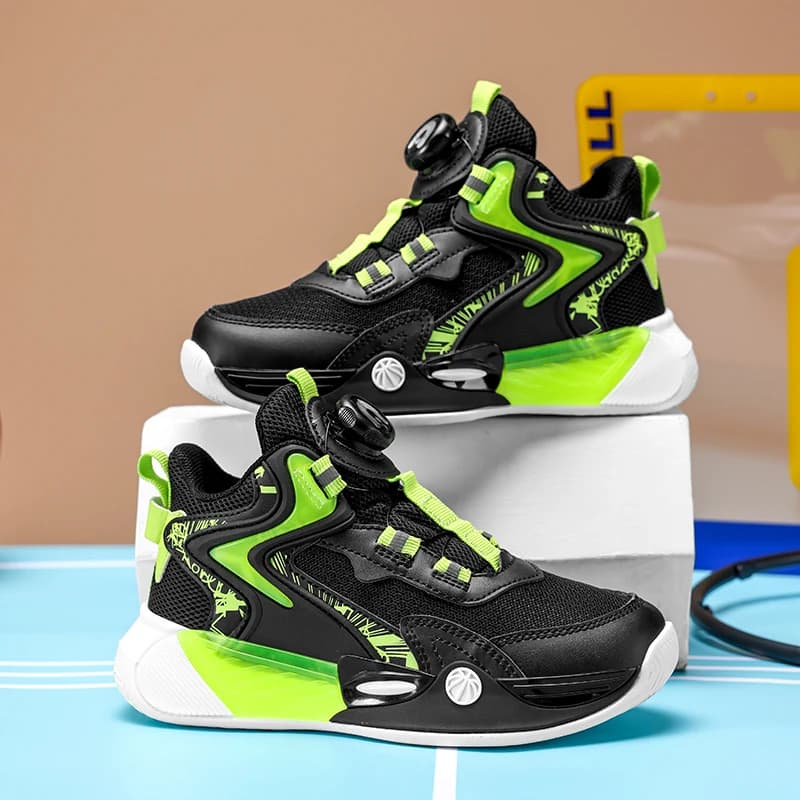 Scarpe sportive per bambini, leggere, con fondo piatto, per studenti, scarpe da corsa per esterni, resistenti all'usura, alla moda, unisex, scarpe da passeggio