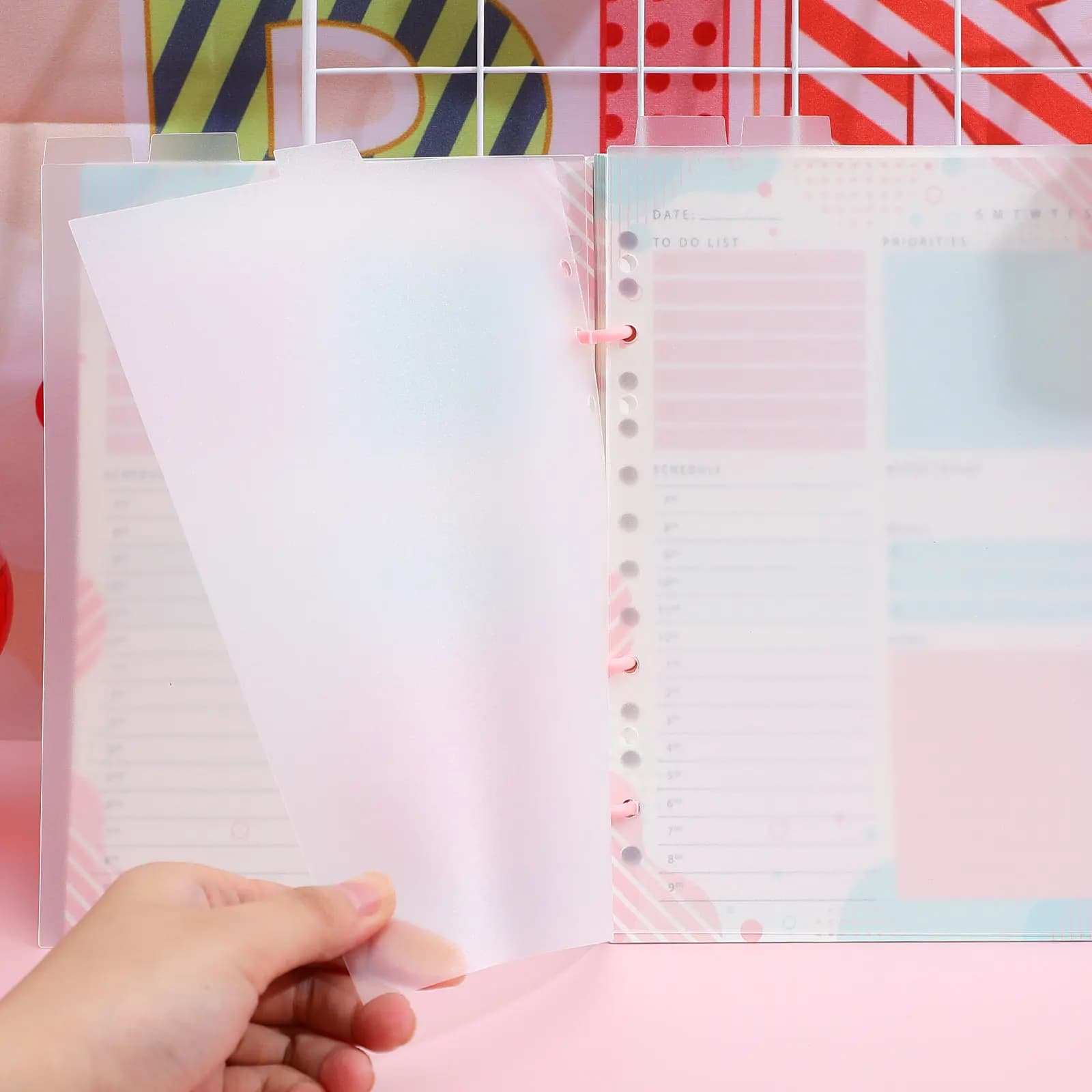 Premium PVC Binder Dividers with Writeable Tabs for A5 Notebooks Indexing Organizing Reports Presentations Journals Planners