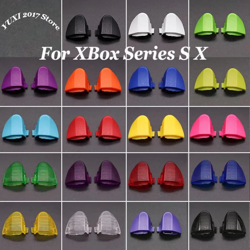 1/2 paia di pulsanti trigger RT LT di ricambio per controller Xbox Series S/X, accessori di riparazione colorati per grilletti L/R