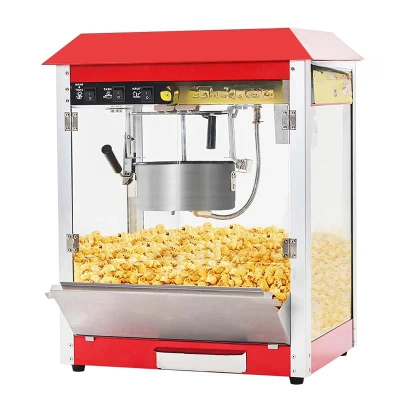 Commercial Electric Popcorn 1400 watt 10 ounce Kettle Bench Popcorn Machine 50 cups/lot 3 popcorn control switches