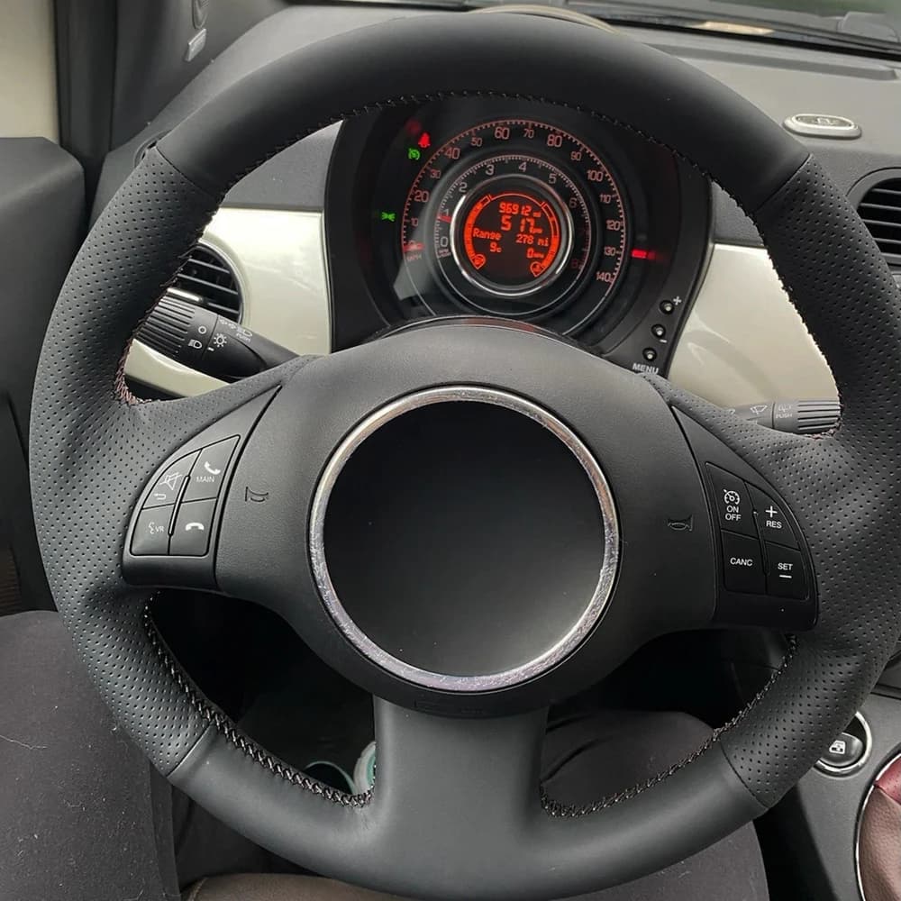 Car cover black DIY for Fiat 500 2007-2015 500e 2014-2018 500C 2014-2017 accessories Auto cover