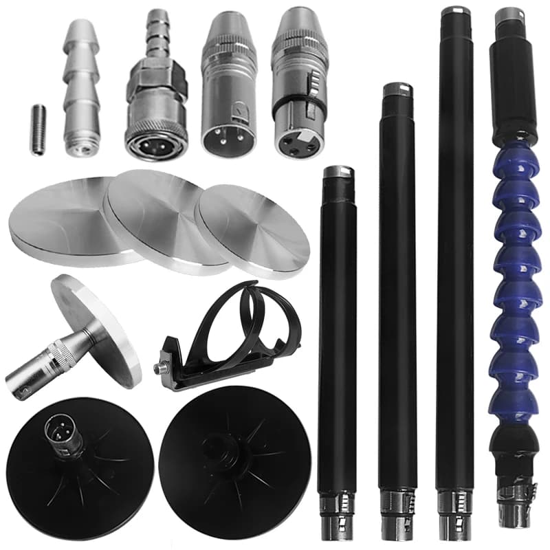 Parti del motore lineare alternativo Adattatore a ventosa M6 Asta di prolunga 3XLR per supporto di attacco attuatore lineare telescopico