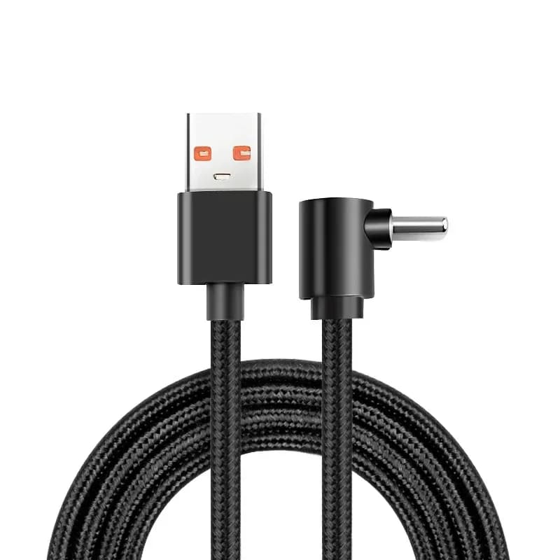 Cavo dati di ricarica rapida tipo C da 60 W Cavo dati da USB A a USB C per Samsung Xiaomi Redmi Caricatore per telefono a gomito da 90 gradi Cavo USB C