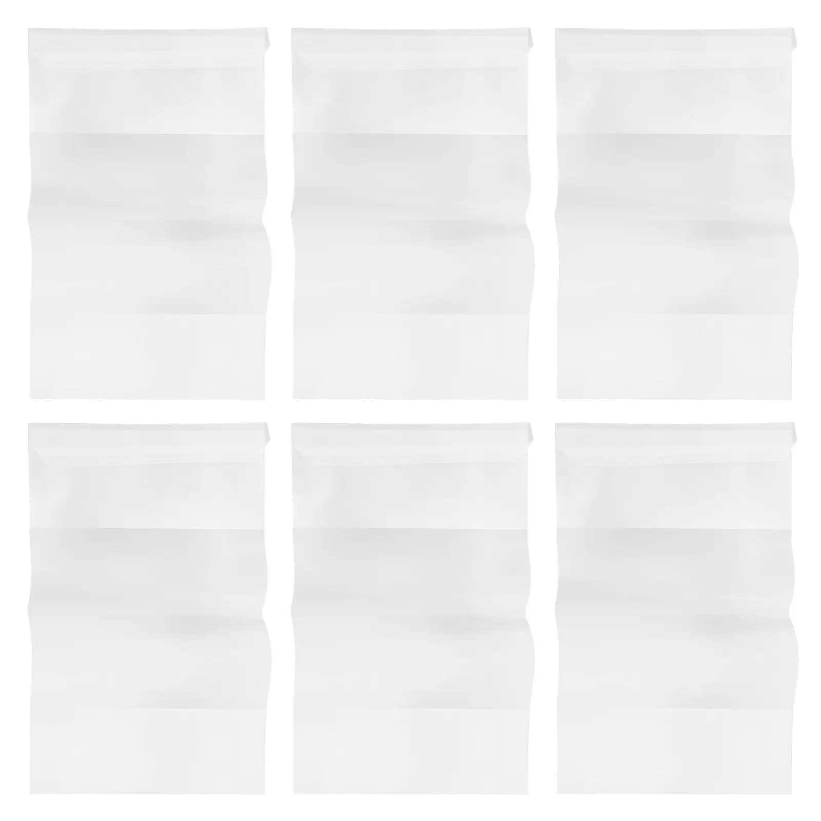 60 Pezzi di Copertine Protettive Impermeabili Trasparenti per Quaderni A5, Diari, Blocco Note, Scrapbook e Planner A5