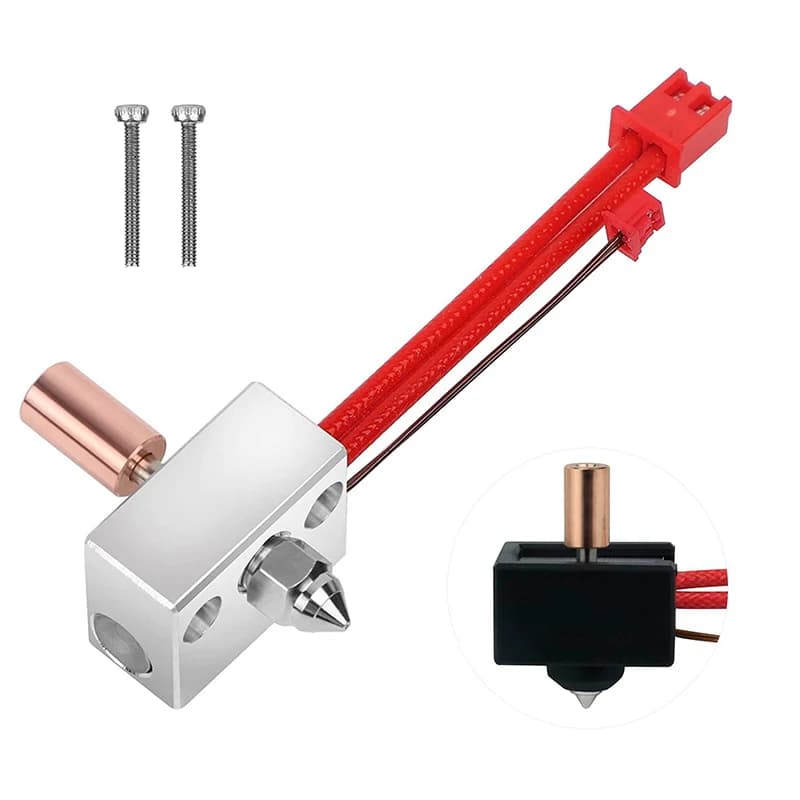 Kit blocco riscaldamento elevato Parti della stampante 3D Kit hotend estrusore Sprite per Ender-3 S1 Pro ForCR-10 Smart Pro ForSermoon V1 e V1 Pro