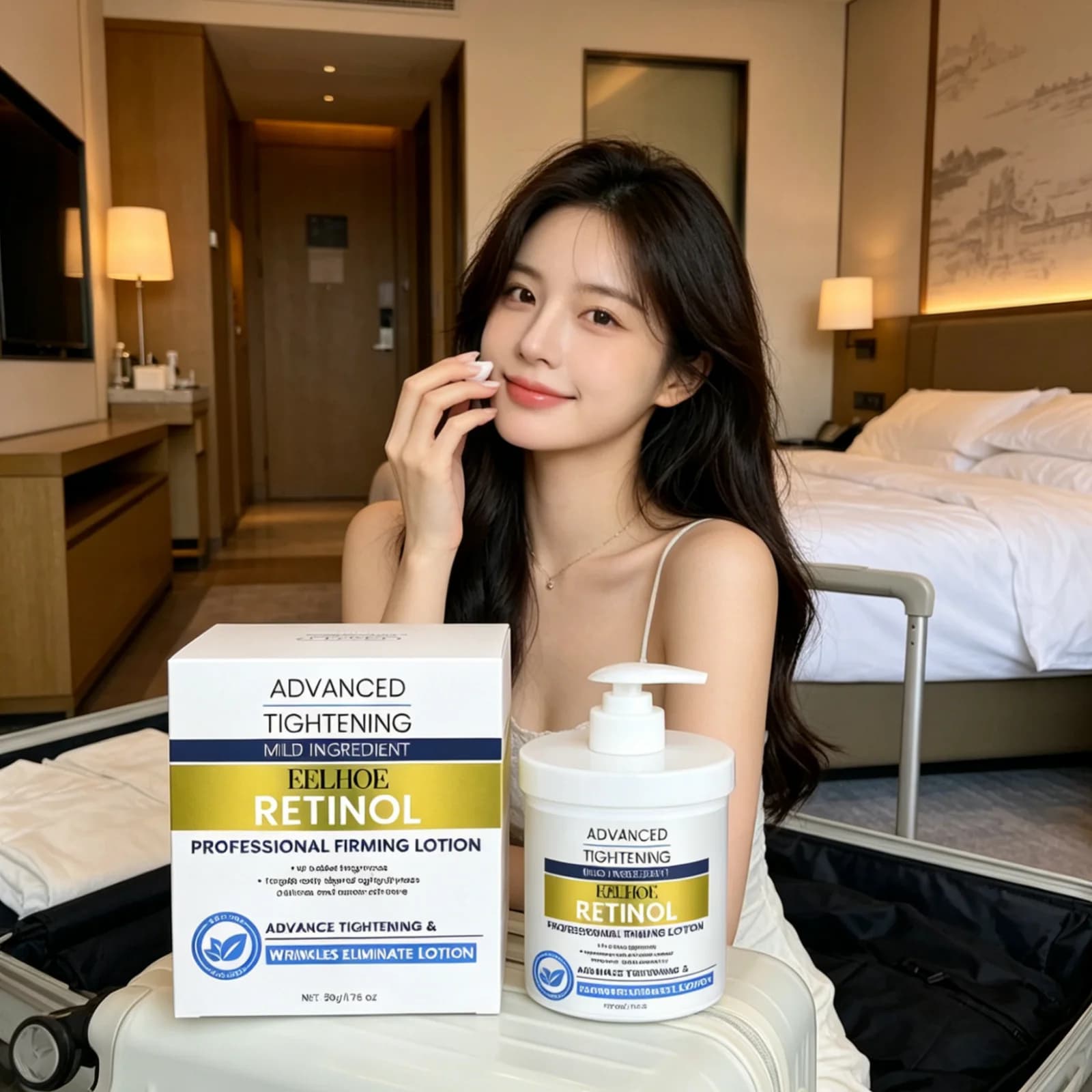EELHOE Retinol Firming Cream Deeply Nourishing Reduce Fine Lines Lifting Skin Tightening Anti Wrinkle Moisturizing Body Lotion