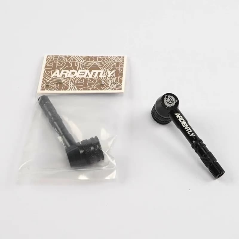 Ruota a disco nera per bicicletta Adattatore da 90 gradi Fix MTB Bici da strada Presta Pompa Valvola Adattatore per cerchione Converti connettore Accessorio per ciclismo