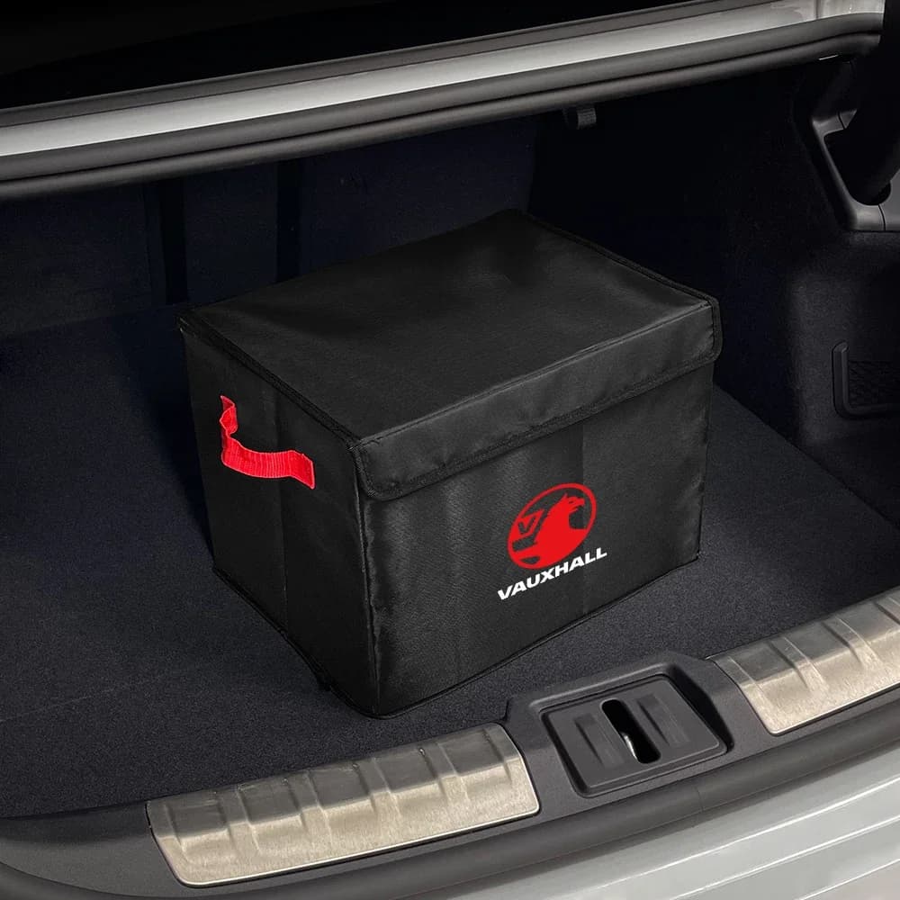 Scatola di immagazzinaggio dell'organizzatore del bagagliaio dell'auto per Opel Vauxhall Astra J K Crossland X Grandland Insignia B Zafira C accessori per interni Auto