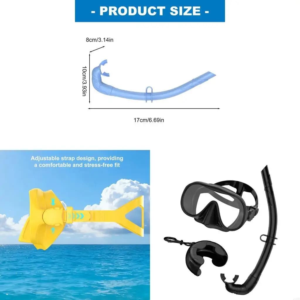 Panoramic View 180 degrees Panoramic View for Children Snorkeling Mask Snorkels Mask Scuba diving and apnea glasses