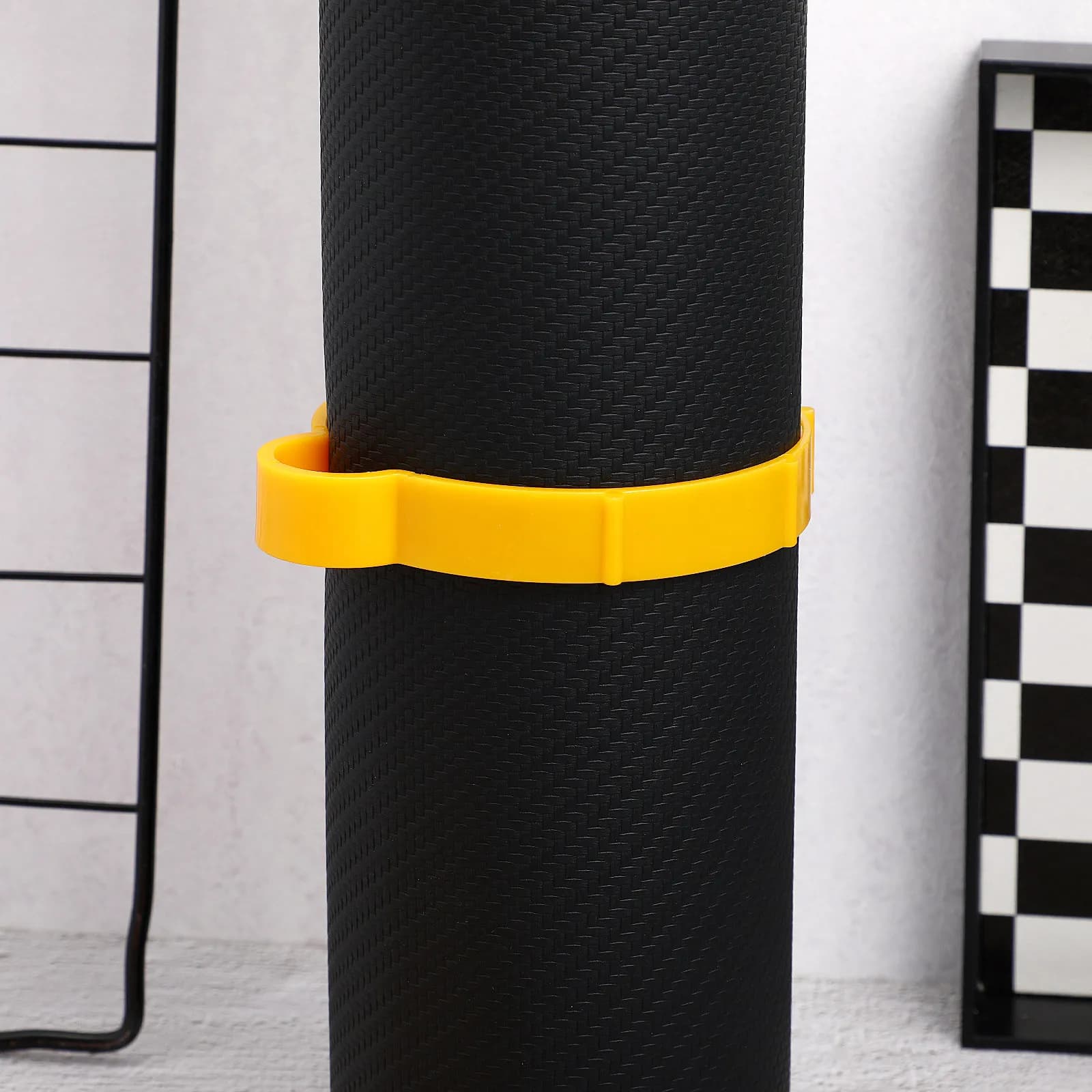 4 Pezzi Clip Portarotoli in Vinile per Conservazione Pellicole Auto, Organizzatore Fogli Vinile, Strumento Robusto per Legatura Pellicole, Portatile e Leggero