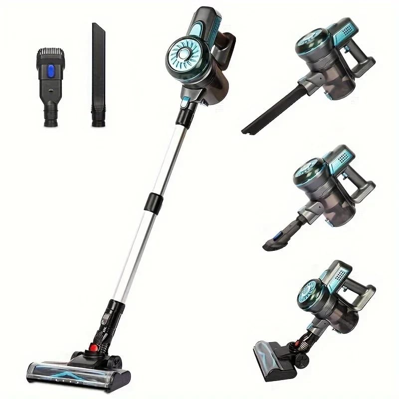 Cordless Vacuum Cleaner, 29KPa/300W Stick Removable Vacuum Cleaner Up To 55 Mins, Comes With Two Vacuum Cleaner Brushes