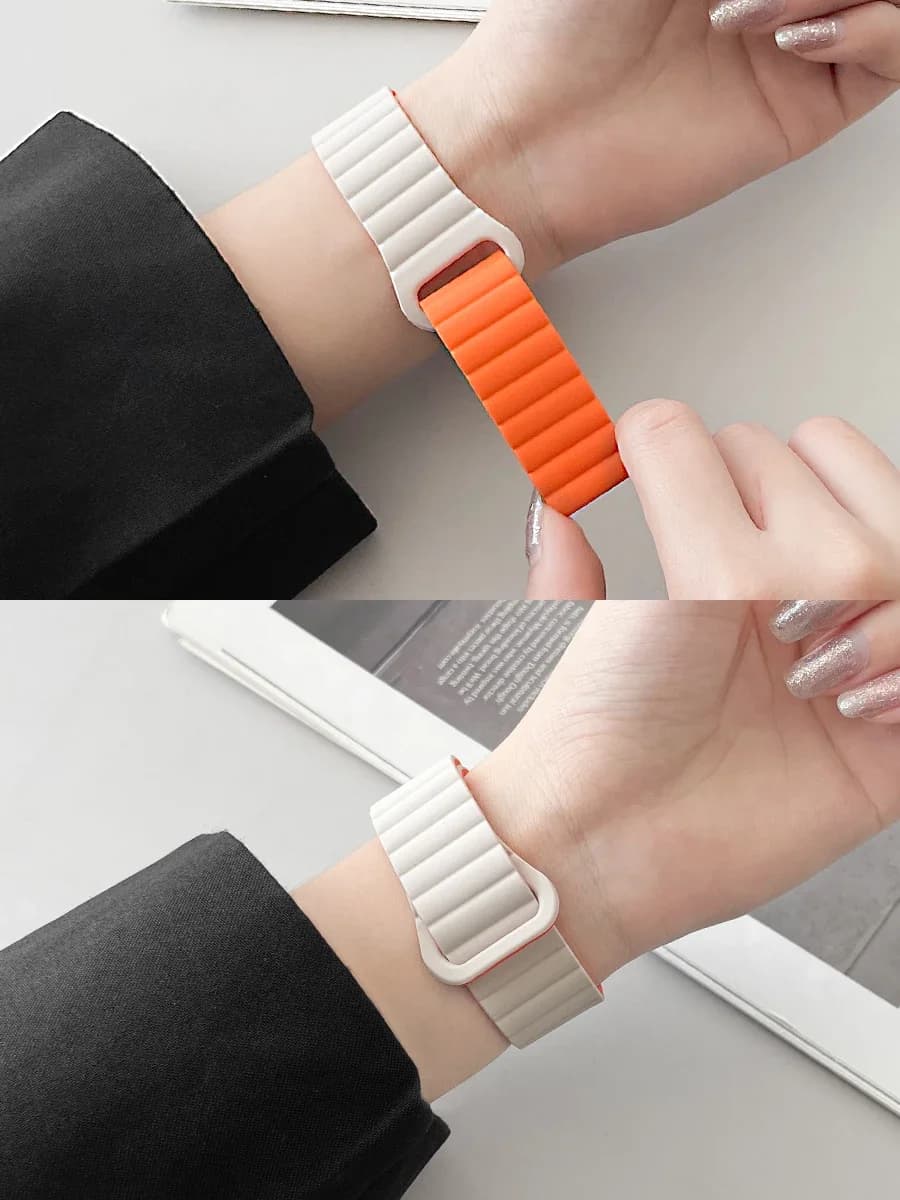 Magnetic Silicone Loop for Huawei Watch Fit 4 pro 3 Strap Bracelet Wristband Redplacement sport band Huawei Fit3 4 Accessories