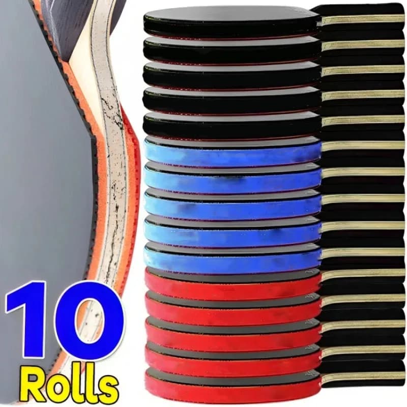 2-10PCS Self-adhesive tape for ping pong racket edge 45 * 1 cm thick non-slip Accessories for protection tape edge ping pong rack