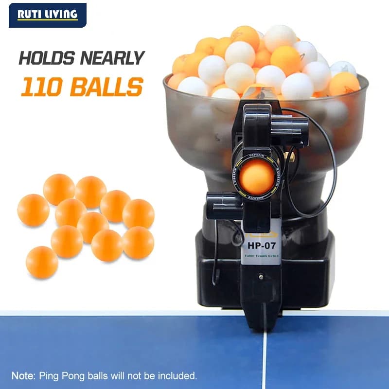Ping Pong Robot With Multi-rotation Drop Points Table Tennis Automatic Ball Machine Pitchin Server Machine