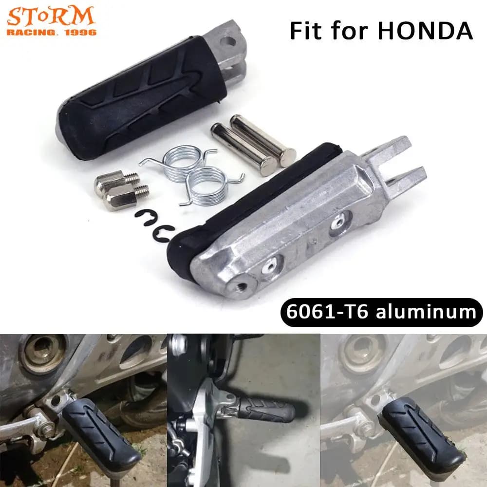 Moto Anteriore Poggiapiedi Pedane Per HONDA XL CB VT VTR NT CBF CBR NTV VFR 125 250 400 500 600 650 750 800 900 1000 1100 1300