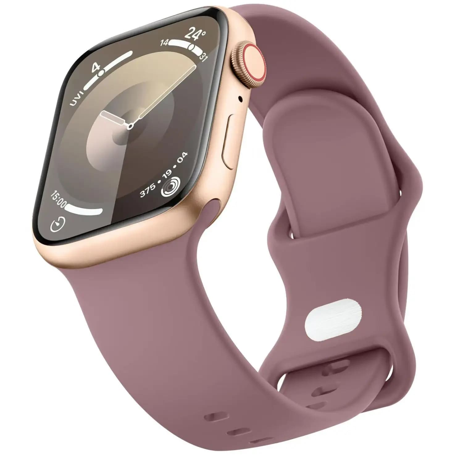 Silicone Strap For Apple Watch Band 44mm 40mm 45mm 41mm 42-46mm sport wrist bracelet iwatch serie 10 8 7 se 4 5 6 9 ultra 2 49mm